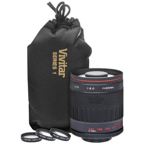 Vivitar 500mm f/8.0 Series 1 Multi-Coated Mirror Lens for Nikon D40, D60, D90, D300, D300s, D3, D3s, D3x, D7000, D3000, D3100 & D5000 Digital SLR Cameras ( Vivitar Len ) รูปที่ 4