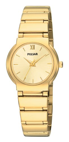 Pulsar Women's PTC418 Dress Gold-Tone Watch รูปที่ 1