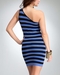 รูปย่อ bebe One Shoulder Stripe Bodycon Dress ( bebe Night Out dress ) รูปที่3