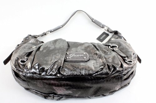 Guess Eye Catching Pewter Hobo Handbag Ladies Polyester Handbags ( GUESS Hobo bag  ) รูปที่ 6