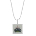 รูปย่อ Sterling Silver Square Reversible Picture Frame "Queen for a Day" Pendant, 18" ( Amazon.com Collection pendant ) รูปที่1