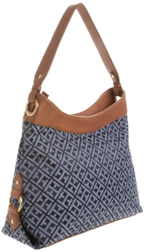 Tommy Hilfiger Signature Zip Jacquard Hobo ( Tommy Hilfiger Hobo bag  ) รูปที่ 4