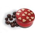 3 lb Raisins Covered in Dark Chocolate Tin - Sweet Hearts ( Catoctin Kettle Korn Chocolate & Fruit )