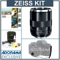 Zeiss 100mm f/2.0 Makro Planar ZE Manual Focus Macro Lens Kit, for Canon EOS SLR Cameras, with Tiffen 67mm Photo Essentials Filter Kit, Lens Cap Leash, Professional Lens Cleaning Kit, ( Zeiss Len ) รูปที่ 1