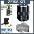 Zeiss 100mm f/2.0 Makro Planar ZE Manual Focus Macro Lens Kit, for Canon EOS SLR Cameras, with Tiffen 67mm Photo Essentials Filter Kit, Lens Cap Leash, Professional Lens Cleaning Kit, ( Zeiss Len )