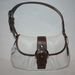 รูปย่อ Coach Soho Leather Pleated Flap Hobo Bag White/Bark F15204 ( COACH Hobo bag  ) รูปที่1
