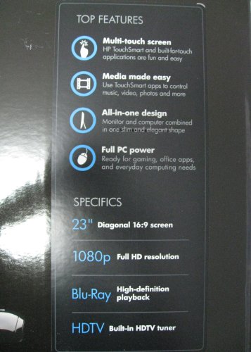 Review TouchSmart 600-1300 600-1371 BV520AA Desktop Computer Core i5 i5-460M 2.53GHz - All-in-One รูปที่ 4