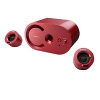 Sony PC 2.1 Speakers (Red) ( Sony Computer Speaker ) รูปที่ 1