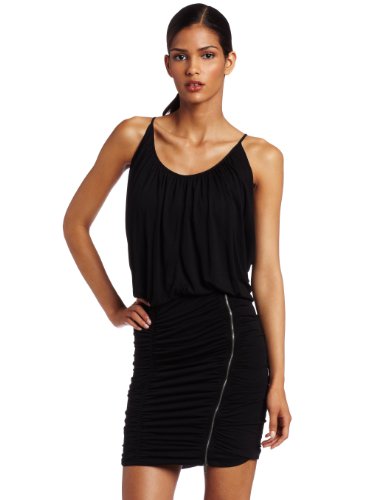 BCBGMAXAZRIA Women's Doris Drape Round Neck Dress ( BCBGMAXAZRIA Night Out dress ) รูปที่ 1