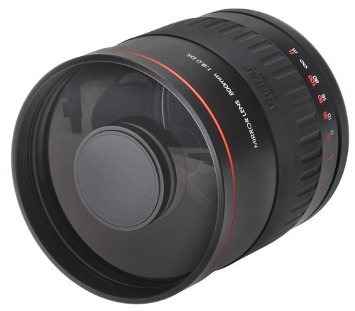 Vivitar 800mm f/8.0 Series 1 Multi-Coated Mirror Lens with 2x Teleconverter (=1600mm) for Sony Alpha DSLR A100, A200, A230, A300, A330, A350, A380, A500, A550, A700, A850 & A900 Digital SLR Cameras ( Vivitar Len ) รูปที่ 3