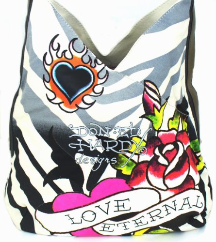Ed Hardy Chelsea Large Hobo Bag, Black ( Ed Hardy Hobo bag  ) รูปที่ 3