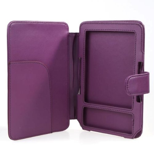 Neewer PURPLE Protective Leather Case Cover For Kindle 3 eBook E-Reader + 5x SCREEN PROTECTOR (Kindle E book reader) รูปที่ 3