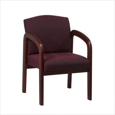 Cherry Finish Visitors Chair  รูปที่ 7