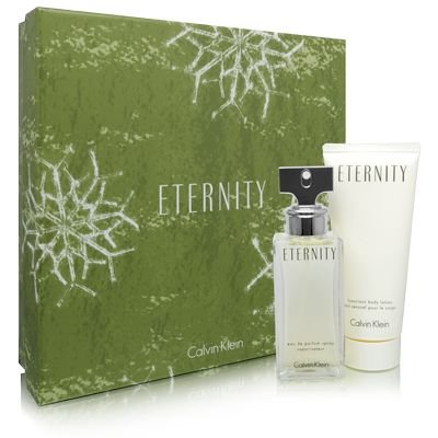 Eternity by Calvin Klein for Women 2 Piece Set Includes: 1.7 oz Eau de Parfum Spray + 3.4 oz Luxurious Body Lotion ( Women's Fragance Set) รูปที่ 1