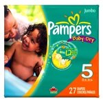 Pampers Baby Dry Diapers, Size 5, 27 Count ( Baby Diaper Pampers ) รูปที่ 1