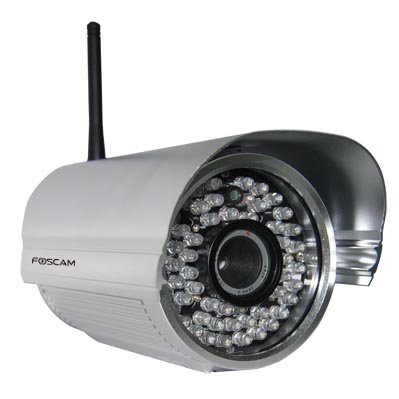 Foscam Weatherproof Wireless IP Camera Infrared Day / Night  รูปที่ 1