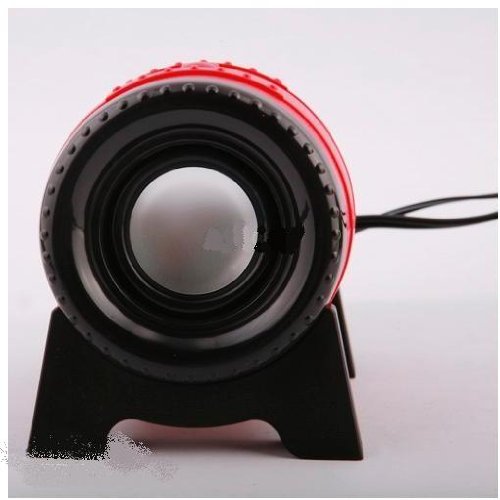 Computer speaker Mini Digital speaker shape of Chinese Battle Drum rhythmize Heartstrings with 3D Technology Sound USB Plug Power (red/Black) ( iCraze Computer Speaker ) รูปที่ 4