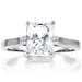 รูปย่อ Sonia's Signity CZ Engagement Ring - Radiant Emerald Cut - 925 Sterling Silver, 2 Carat ( Emitations ring ) รูปที่1