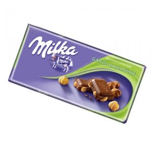 World's Best Milka Chocolate - Whole Nuts, 10 Bars ( Indulgence Chocolate ) รูปที่ 1