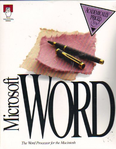 MICROSOFT WORD: MACINTOSH SERIES FOR OS 6.1 OR LATER  [Mac CD-ROM] รูปที่ 1