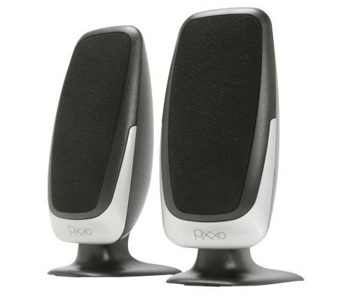 PIXXO Multimedia Speaker, USB 2.0, 2 Channel Stereo, Amplifier, Magnetically Shielded, Black _Retail ( PIXXO Computer Speaker ) รูปที่ 2