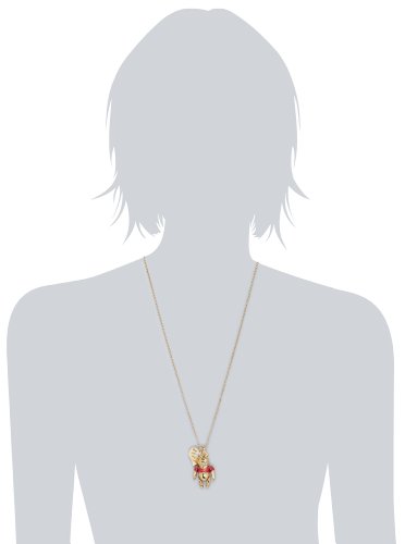 Disney Couture Winnie the Pooh Gold Plated Movable Pendant With Ruby Stones ( Disney Couture pendant ) รูปที่ 4