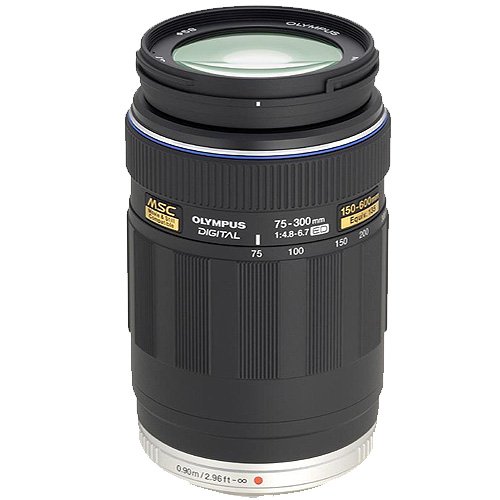 Olympus M.Zuiko 75-300mm f/4.8-6.7 ED Digital Zoom Lens (Black) with UV Filter + Accessory Kit for PEN Micro 4/3 E-P1, E-P2, E-PL1, E-PL2 Cameras ( Olympus Len ) รูปที่ 3