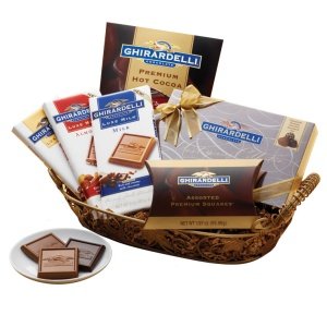 Ghirardelli Chocolate Chocolate Comforts Gift Basket ( Ghirardelli Chocolate Gifts ) รูปที่ 1