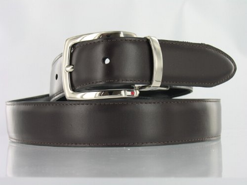 Tommy Hilfiger Black/Brown Reversible Dress Belt (#VALUE! belt ) รูปที่ 4