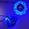 GTMax 3.5mm USB 2.0 Diamond Blue LED Illuminated Mini Stereo Speaker for Computer, Laptop, Notebook, Iphone, Touch, Nano, Classic, MP3 MP4 Players ( GTMax Computer Speaker )