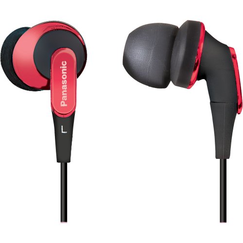 Panasonic RP-HJE350-R SLIMZ In-Ear Earbud Headphones (Red) ( Panasonic Ear Bud Headphone ) รูปที่ 1