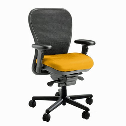 HeavyDuty Mid Back Mesh Ergonomic Chair Black Fabric/Black Mesh Back/Graphite Frame (Black) รูปที่ 1