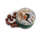 1 lb Raisins Covered in Sugar Free Milk Chocolate Tin - Golf ( Catoctin Kettle Korn Chocolate & Fruit )