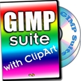 GIMP suite with full-size images ClipArt and printed Quick Reference Card for Windows and Mac OS X, 2-DVDs set  [Windows, Mac OS X DVD-ROM]