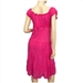 รูปย่อ Plus Size Pink Cotton Empire Waist SunDress ( eVogues Apparel Casual Dress ) รูปที่4