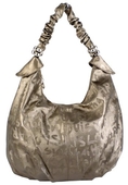 Designer Inspired Copper Graffiti Slouchy Oversized Hobo Purse Satchel Tote Bag Handbag ( MG Collection Hobo bag  )