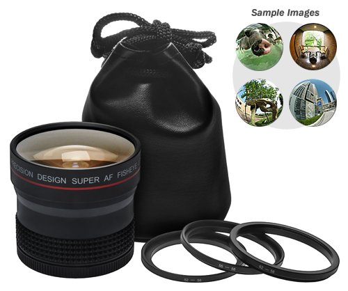 Precision Design 0.25x Super AF Fisheye Lens for Olympus Evolt E-3 E-30 E-410 E-420 E-450 E-500 E-510 E-520 E-620 Digital SLR Cameras ( Precision Len ) รูปที่ 3