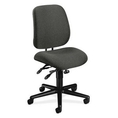 HON 7707AB12T 7700 Series Swivel and Tilt Task Chair, Asynchronous Control, Gray Olefin (Gray)