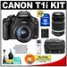 รูปย่อ Review Canon EOS Rebel T1i 15.1Megapixel Digital SLR Camera (Black) with Canon EF-S 18-55mm IS + 55-250mm f/4.0-5.6 IS Zoom Lens + 8GB Card + LP-E5 Battery + Case + Accessory Kit รูปที่1