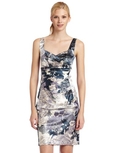 Donna Morgan Women's Floral Stretch Satin Dress ( Donna Morgan Night Out dress )