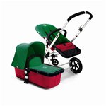 Bugaboo Cameleon Stroller - Red Base - Green Fleece รูปที่ 1