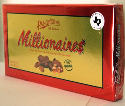 Millionaires Pecans and Honey Caramel Covered in Milk Chocolate Box NET WT 9.75 OZ (276 g) ( PANGBURN's OF TEXAS Chocolate Gifts ) รูปที่ 3