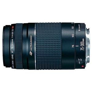 Canon 75-300mm USM f/4-5.6 III USM Telephoto Zoom Lens With UV Filter and Hood + Care Package ( Canon Len ) รูปที่ 3