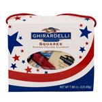 Ghirardelli Chocolate Stars & Stripes Gift Box with SQUARES Chocolates, 7.88 oz. ( Ghirardelli Chocolate Chocolate Gifts ) รูปที่ 1
