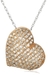 รูปย่อ 14k White, Yellow, or Rose Gold Diamond Pave Heart Pendant (5/8 cttw, I-J Color, I2-I3 Clarity) ( Amazon.com Collection pendant ) รูปที่4