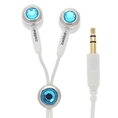 iPopperz IP-JLZ-3003 Blue Crystalline Jewels Ear Bud ( Victory Ear Bud Headphone )