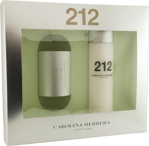 212 by Carolina Herrera for Women. Set-Eau De Toilette Spray 3.4-Ounces & Body Lotion 8.4-Ounces ( Women's Fragance Set) รูปที่ 1