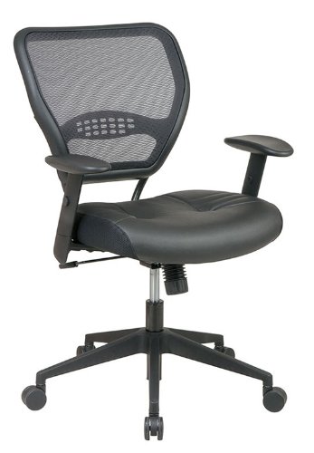 SPACE Air Grid Leather Task Chair  รูปที่ 1