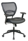 SPACE Air Grid Leather Task Chair 