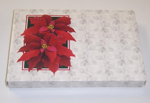 Scott's Cakes White Chocolate Covered Cherry Brandy Cherries in a 8 oz. Poinsettia Box ( Scott's Cakes Chocolate & Fruit ) รูปที่ 3